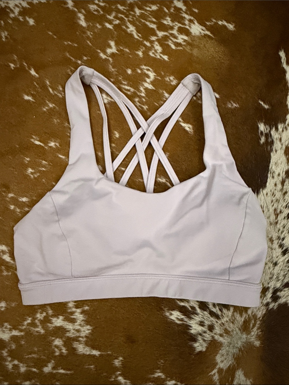 lululemon athletica Crossback Light Lavender Sports Bra